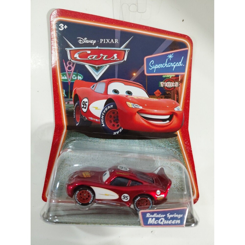 NIP Mattel 1:55 DieCast Disney Cars Supercharged Radiator Springs McQueen